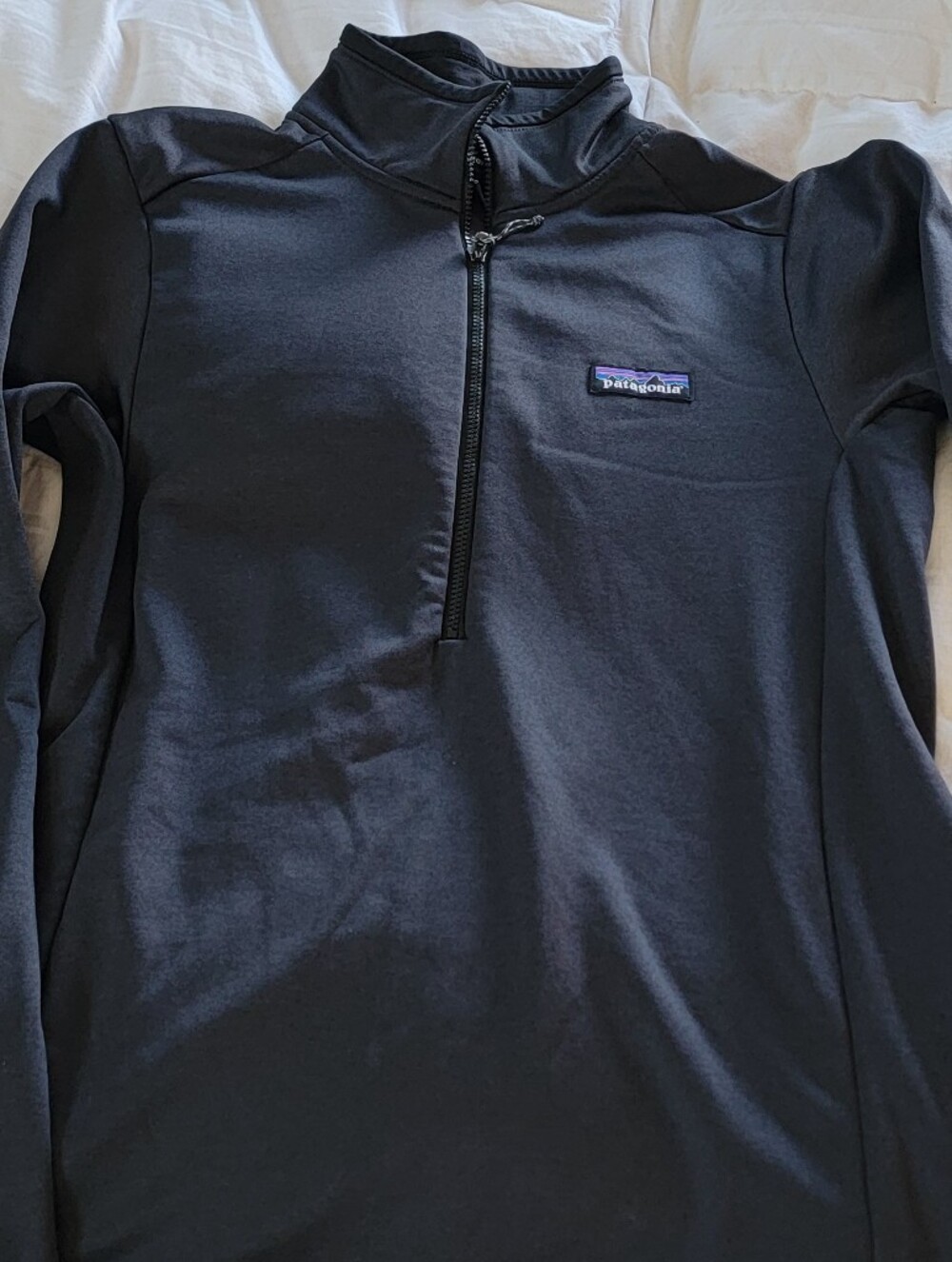 Patagonia Women's Black Half-Zip Pullover Sweater